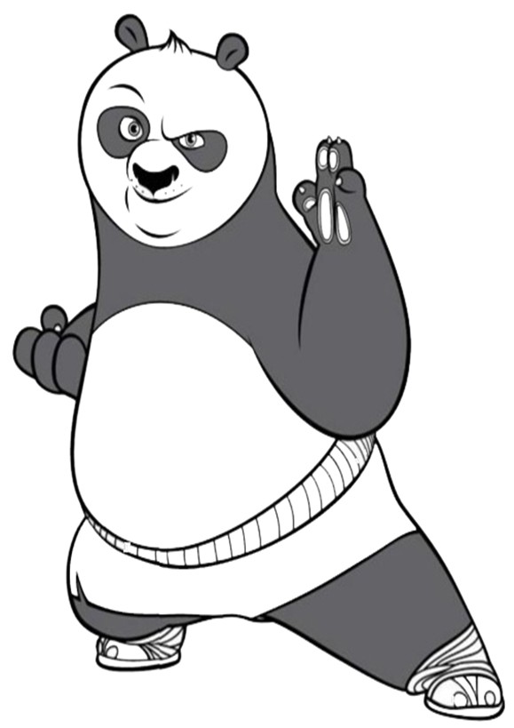 kung fu panda 2  ausmalbilder malvorlagen