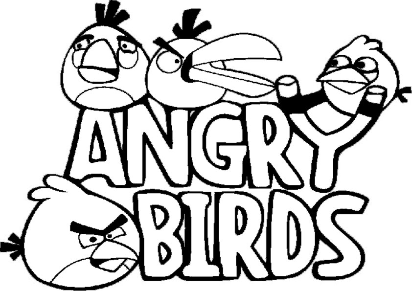 Ausmalbilder Angrybirds22  Ausmalbilder Malvorlagen