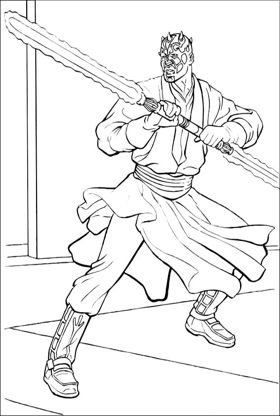 darth maul printable coloring pages - photo #29