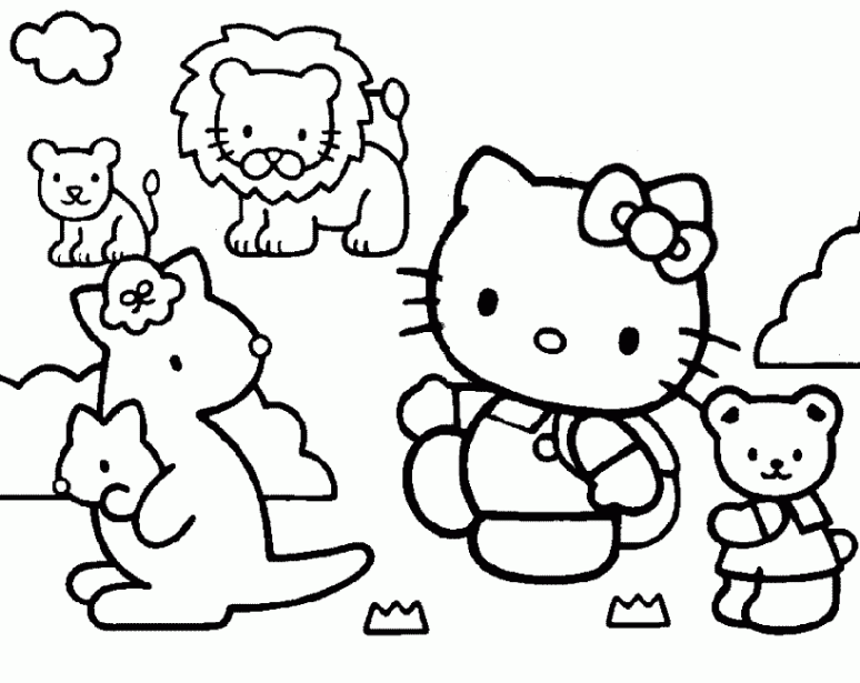 Hello Kitty und Freunden spielen