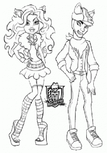 monster high ausmalbilder