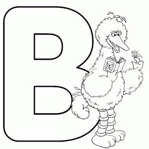Malvorlagen buchstaben B