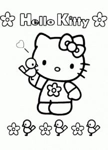 hello Kitty ausmalbilder 8