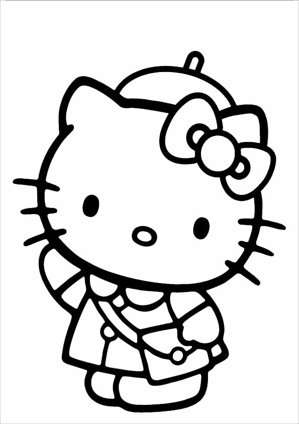 Malvorlagen-Ausmalbilder, Hello Kitty-24