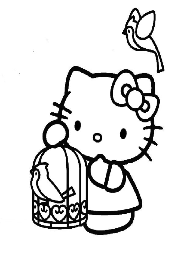 Ausmalbilder  Hello Kitty 40
