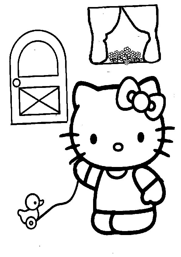 Ausmalbilder  Hello Kitty 42