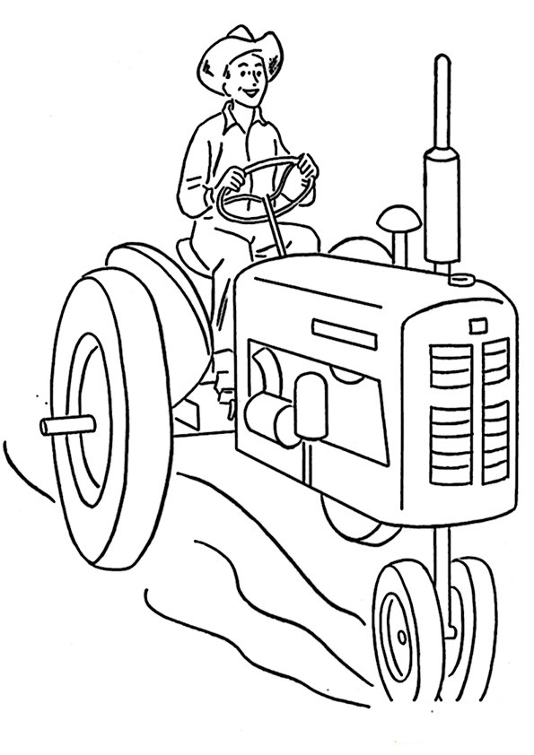 ausmalbilder traktor-5 | ausmalbilder malvorlagen
