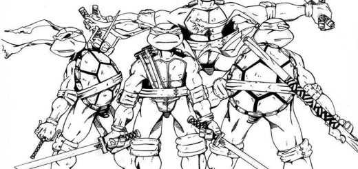 ausmalbilder ninja turtles -3