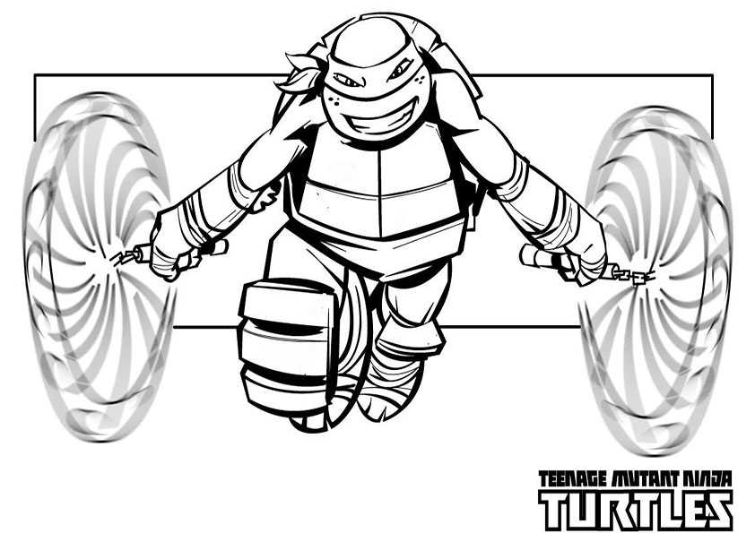 ausmalbilder ninja turtles -5