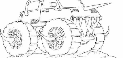 ausmalbilder monster truck -10