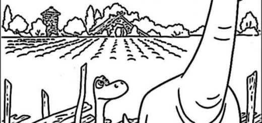 ausmalbilder der gute dinosaurier-28