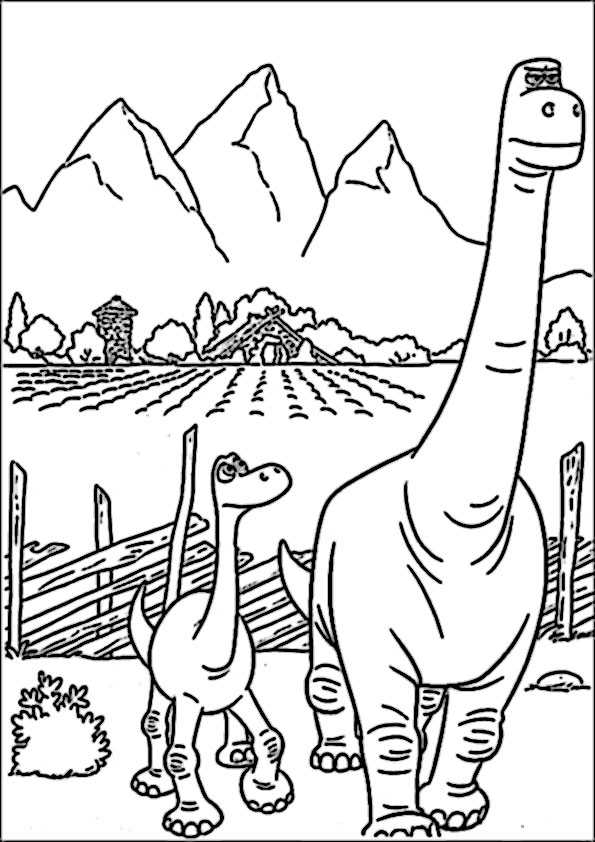 ausmalbilder der gute dinosaurier-28