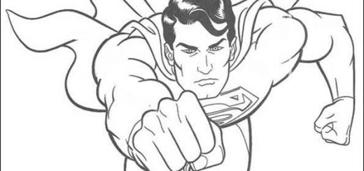 ausmalbilder superman -1