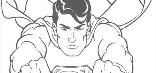 ausmalbilder superman -2