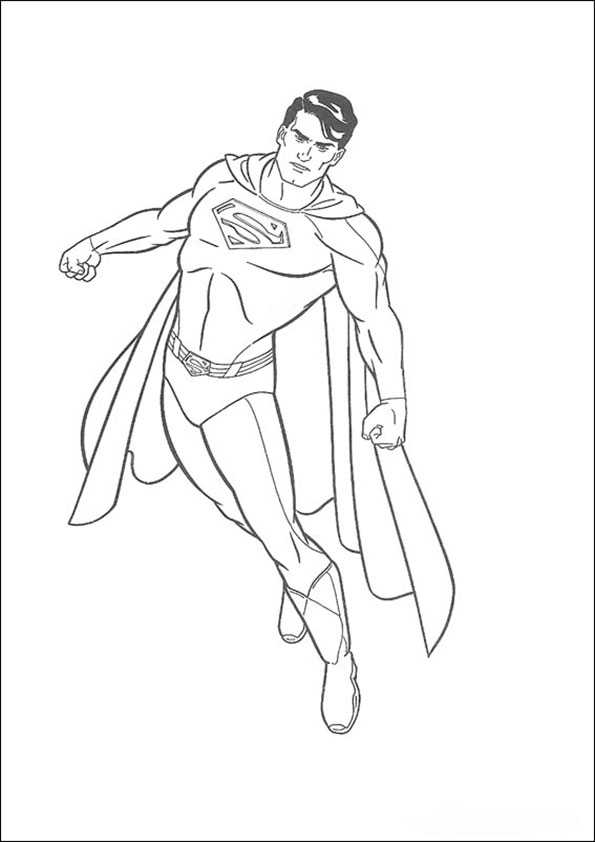 ausmalbilder superman -4