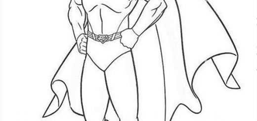 ausmalbilder superman -7