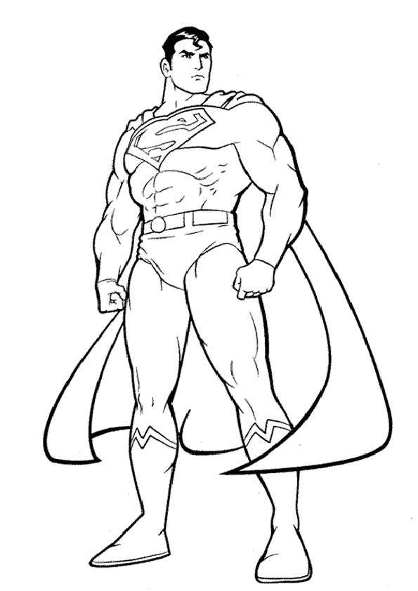 ausmalbilder superman -9
