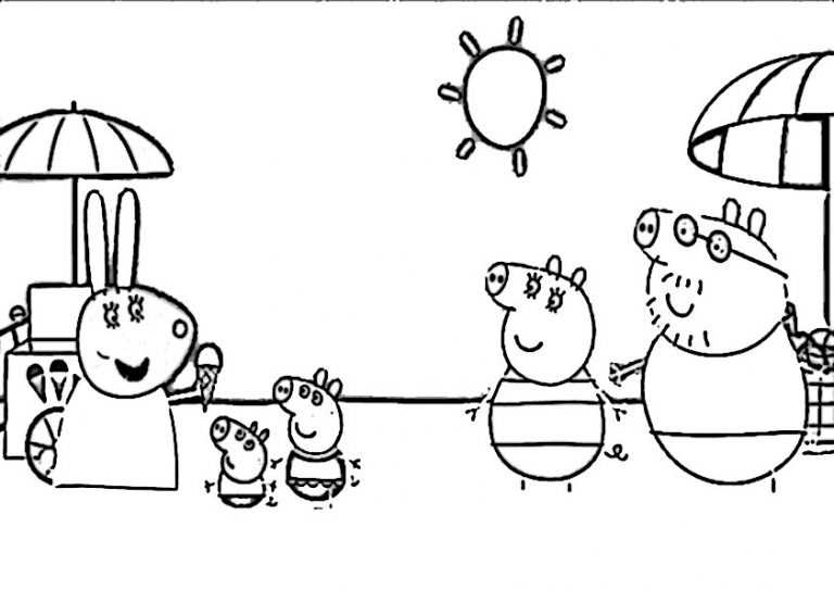 Peppa Pig-42 | Ausmalbilder Malvorlagen